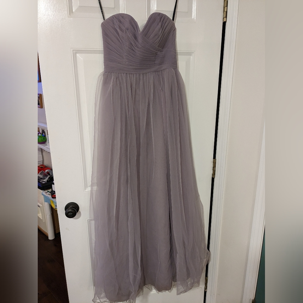 Full length gown; lavendar purple; - Picture 6 of 11